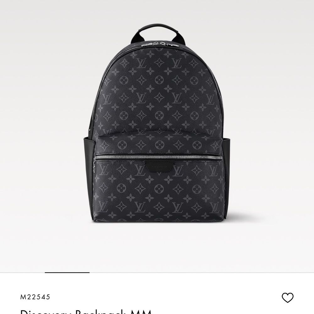 Louis Vuitton Black and Gray Monogram Backpack - Picture 7 of 7